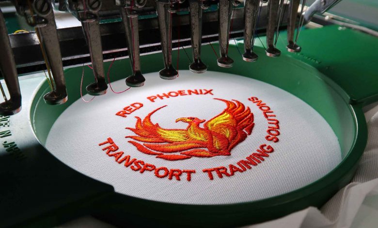 Logo embroidery service