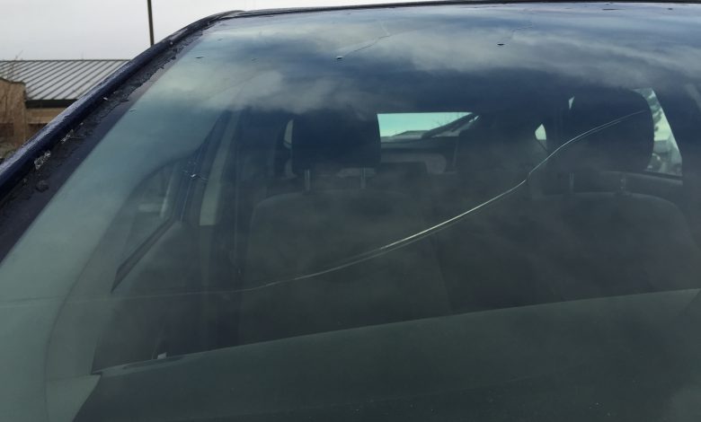 cracked windshield