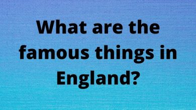 Photo of What are the famous things in England?