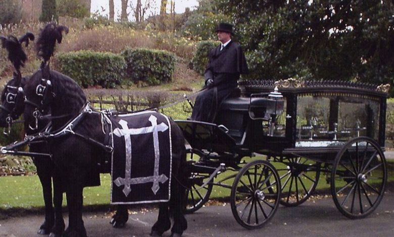 Horse drawn funeral services